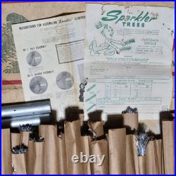 Vintage Aluminum Christmas Tree Sparkler Pom Pom 69 Branches Box Instructions Vintage Aluminum Christmas Tree Sparkler Pom Pom 69 Branches Box Instructions
