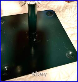 Vintage Aluminum Christmas Tree, Tabletop Size, Mcm, Has Nice Heavy Stand, Euc