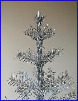 Vintage Aluminum Christmas tree 45 or 115 cm, Retro Shiny Silver Feather tree