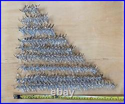 Vintage Aluminum Christmas tree 45 or 115 cm, Retro Shiny Silver Feather tree