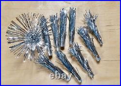 Vintage Aluminum Christmas tree 46 or 117 cm, Retro Shiny Silver Feather tree