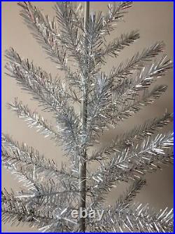 Vintage Aluminum Christmas tree 48 or 120 cm, Retro Shiny Silver Feather tree