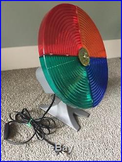 Vintage Aluminum Christmas tree withColor Wheel