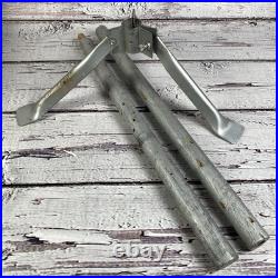 Vintage Aluminum Sparkler Christmas Tree 4.5 Ft 46 Aluminum Branches with Stand