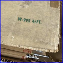 Vintage Aluminum Sparkler Christmas Tree 4.5 Ft 46 Aluminum Branches with Stand