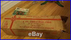 Vintage Aluminum Specialty 6 ft. Christmas Tree Stainless 46 Branch