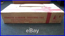 Vintage Aluminum Specialty Co Stainless Aluminum 6ft Christmas Tree #4806