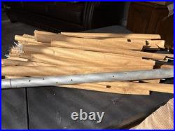 Vintage Aluminum Taper Christmas Tree 5 Feet With Box, No Stand, 45 branches