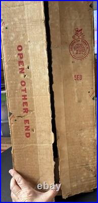 Vintage Aluminum Taper Christmas Tree 5 Feet With Box, No Stand, 45 branches