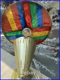 Vintage Aluminum Taper Christmas Tree In Box 6ft & Color Wheel L@@k