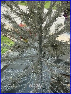 Vintage Aluminum Taper Christmas Tree In Box 6ft & Color Wheel L@@k