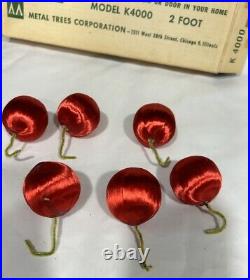 Vintage Aluminum The Holiday Hanging Wall Christmas Tree K4000 2Ft With Box