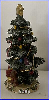 Vintage Antique Pewter Collection PT-1015 Christmas Tree Figure Holiday 2.5 T
