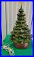 Vintage Arnel's Ceramic Christmas Tree 20 Lighted With Music Box 1977