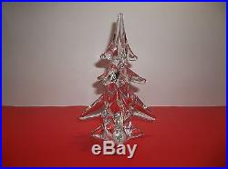Vintage Art Glass CHRISTMAS TREE CLEAR 8