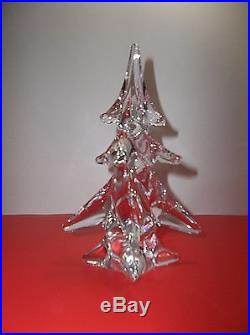 Vintage Art Glass CHRISTMAS TREE CLEAR 8