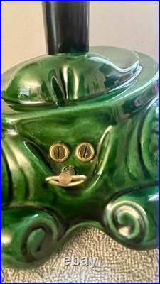 Vintage Atlantic Mold 18 Ceramic Christmas Tree with Music Box