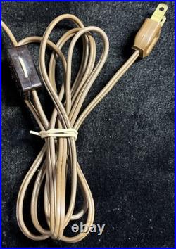 Vintage Atlantic Mold 18 White & Gold Christmas Tree & Base Musical