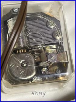 Vintage Atlantic Mold 18 White & Gold Christmas Tree & Base Musical