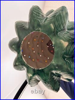 Vintage Atlantic Mold 35 Large Ceramic Christmas Tree With 338 lights