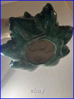 Vintage Atlantic Mold Ceramic 13 inch Lighted Christmas Tree With Music Box Base