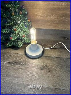 Vintage Atlantic Mold Ceramic 20 inch Lighted Christmas Tree No Ceramic Base