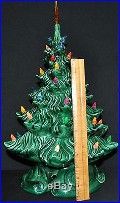 Vintage Atlantic Mold Ceramic Christmas Tree