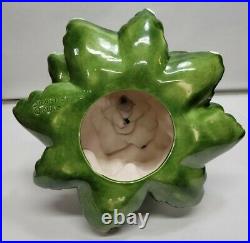 Vintage Atlantic Mold Ceramic Christmas Tree 16 With Music Box & Lights (Read)