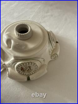 Vintage Atlantic Mold Ceramic Christmas Tree Large Flocked Tons of Lights 20