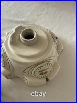 Vintage Atlantic Mold Ceramic Christmas Tree Large Flocked Tons of Lights 20