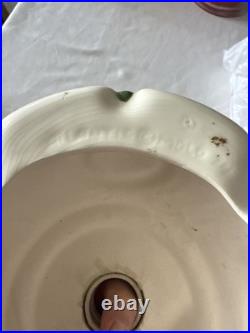 Vintage Atlantic Mold Ceramic Christmas Tree Large Flocked Tons of Lights 20