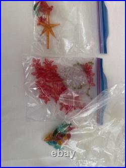 Vintage Atlantic Mold Ceramic Christmas Tree Large Flocked Tons of Lights 20