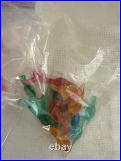 Vintage Atlantic Mold Ceramic Christmas Tree Large Flocked Tons of Lights 20