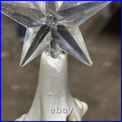 Vintage Atlantic Mold Co White Ceramic Bird Light-up Christmas Tree WithBase 24 in