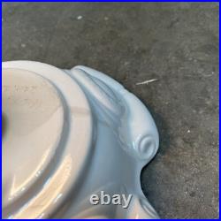 Vintage Atlantic Mold Co White Ceramic Bird Light-up Christmas Tree WithBase 24 in