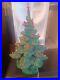 Vintage Atlantic Mold Large Ceramic Christmas Tree Excellent Condition