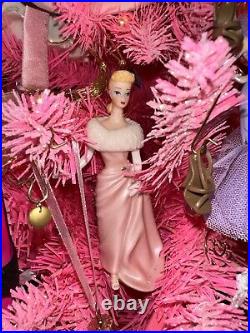 Vintage Barbie 2003, 2004, and 2005 Lenox Holiday Christmas Tree Ornaments