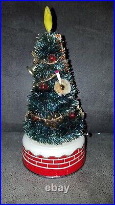 Vintage Battery Operated Blinking Christmas Tree