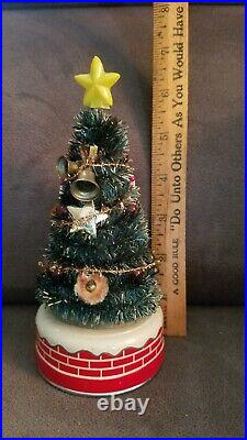 Vintage Battery Operated Blinking Christmas Tree