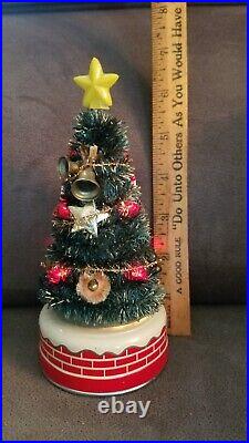 Vintage Battery Operated Blinking Christmas Tree