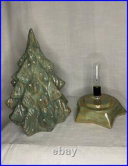 Vintage Black Bird Mold Ceramic Christmas Tree