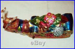 Vintage Blown Christmas Tree Decoration Bold Old World Style Look Beautiful