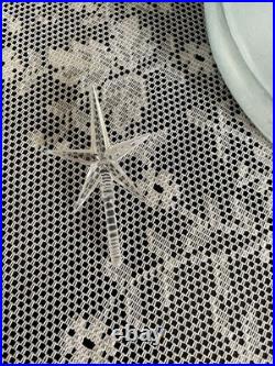 Vintage Blue Christmas Ceramic Tree Nativity Scene Glittery Corded Light 13 H