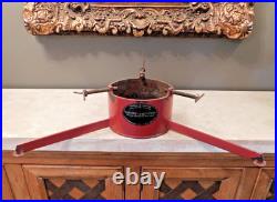 Vintage Bowlings Last Stand Christmas Tree Stand 8 3/4 Wide X 6 High