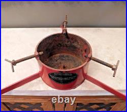 Vintage Bowlings Last Stand Christmas Tree Stand 8 3/4 Wide X 6 High