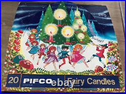Vintage Boxed Pifco Fairy Candles No. 1281 Empire Made Xmas Tree Lights