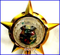 Vintage Bradford Celestial GOLD Christmas Tree Motion Topper Star 1960's Lot 2