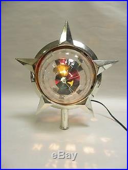 Vintage Bradford Celestial Star Christmas Xmas Holiday Tree Motion Lamp Topper