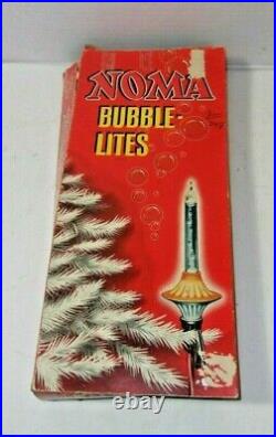 Vintage Bubble Lights Set # 509 Christmas Tree Lights 1940s with Box