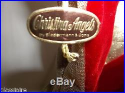 Vintage CHRISTINA BIEDERMANN German WAX ANGEL Christmas Tree Topper 13